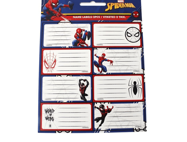 ✨️ÉTIQUETTES SPIDERMAN 