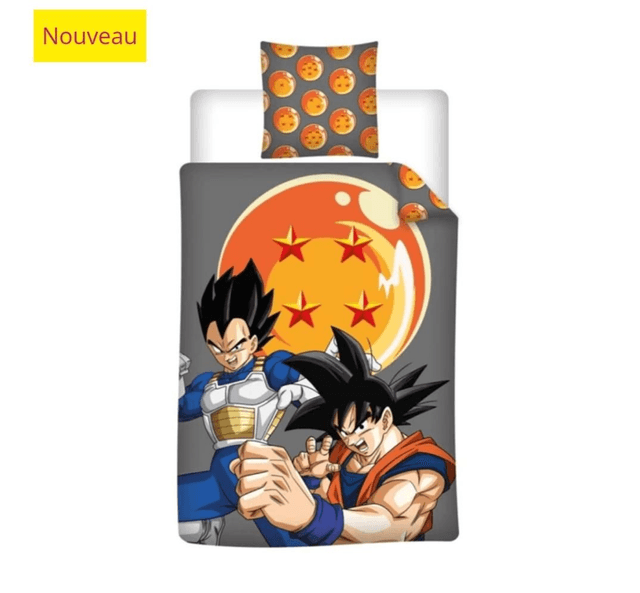 ✨️HOUSSE DE COUETTE ET TAIE D&#039;OREILLER DRAGON BALL’Z