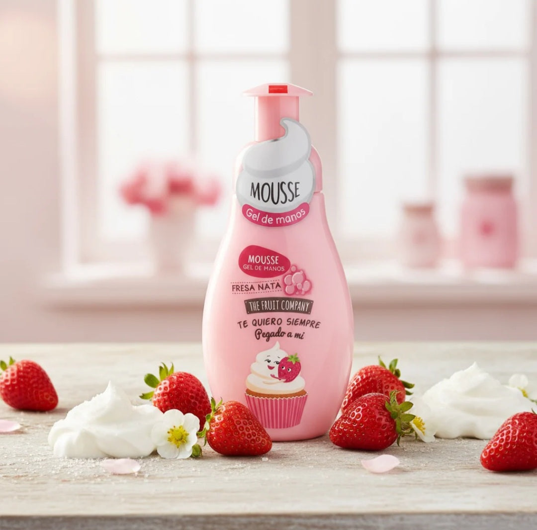Pousse mousse parfum fraise chantilly