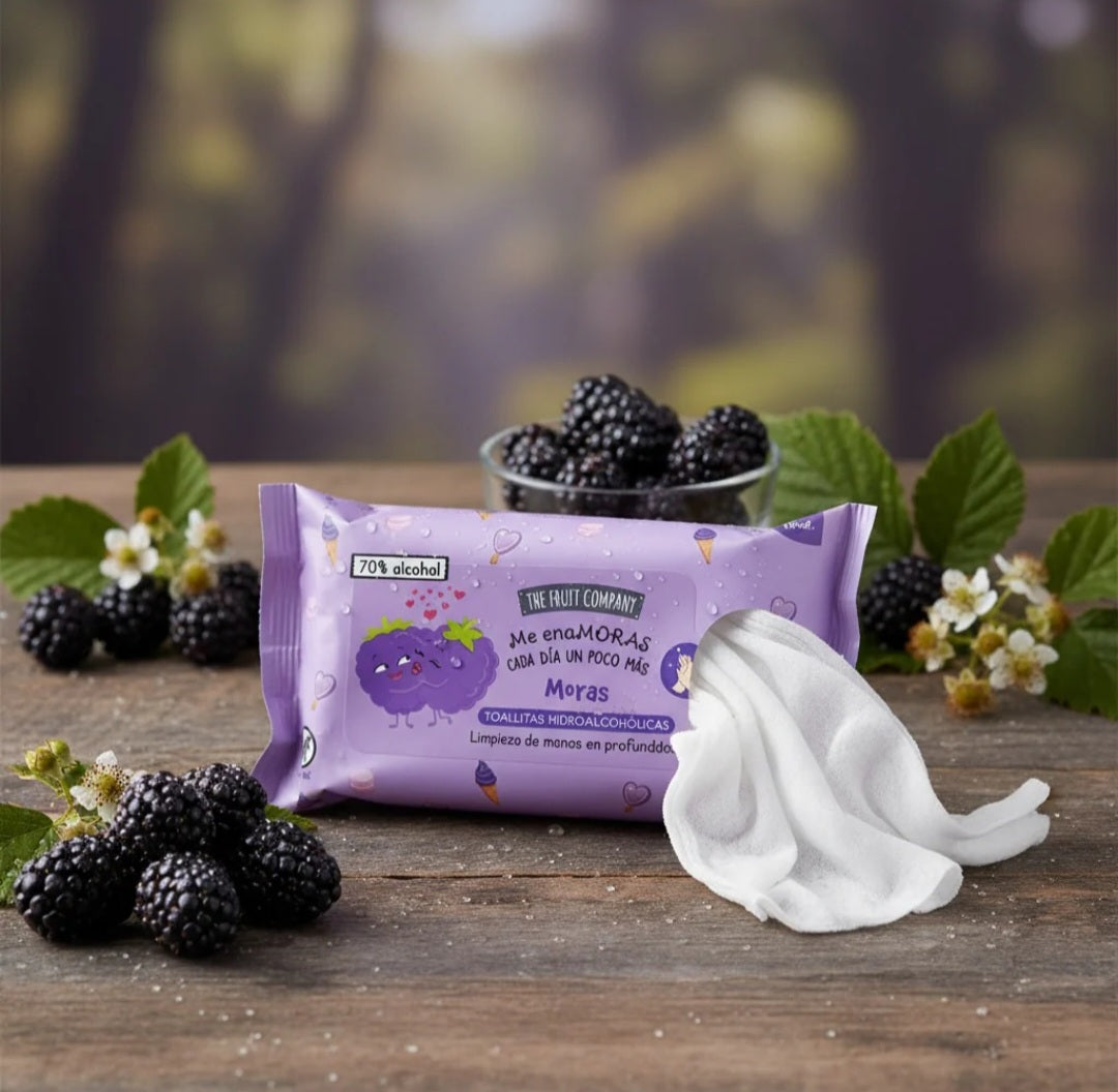 Lingettes intime et pour les mains parfum Mûre