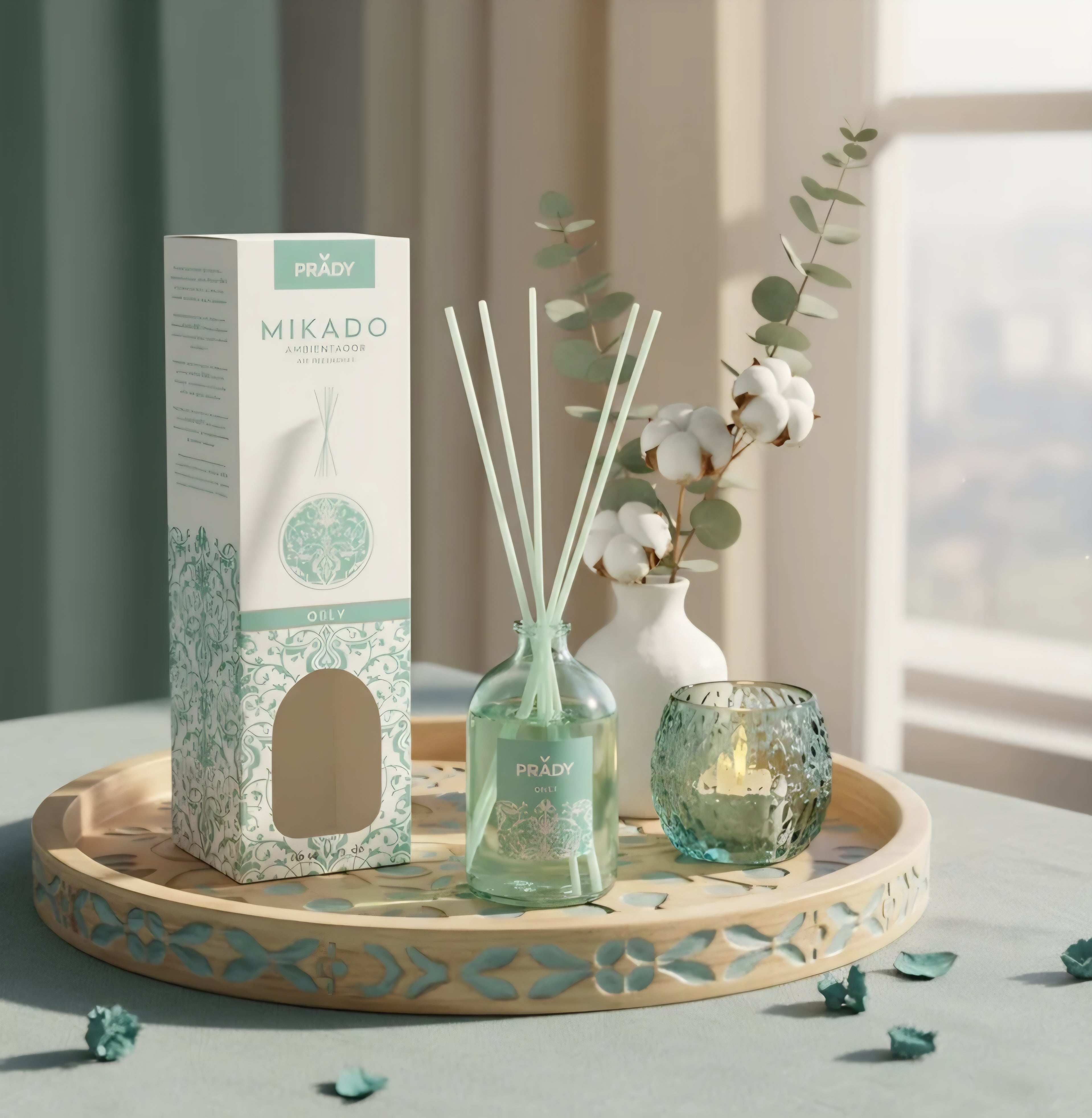 Mikado inspiration "Chanel n°5"