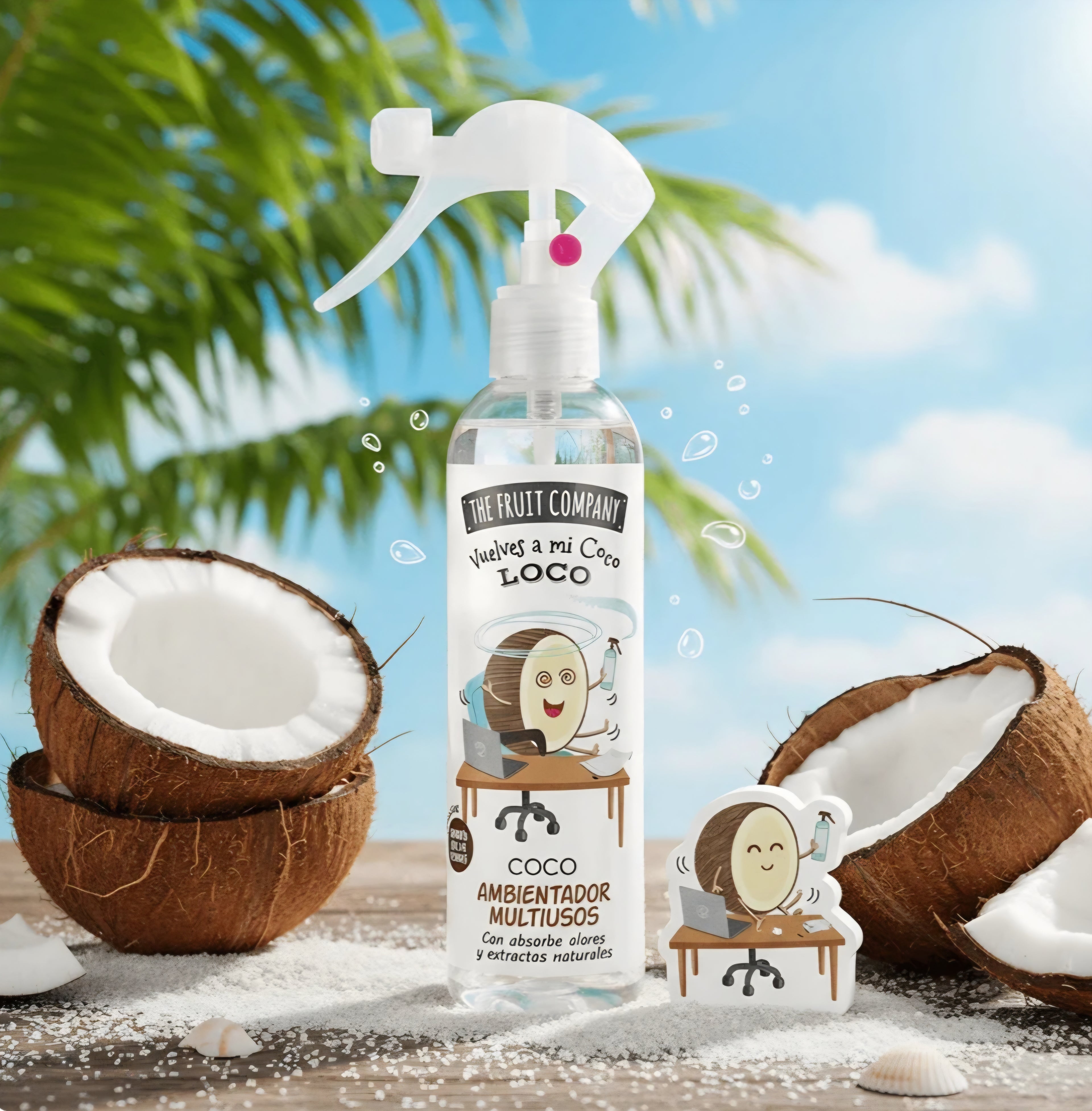 Spray textile à la noix de coco