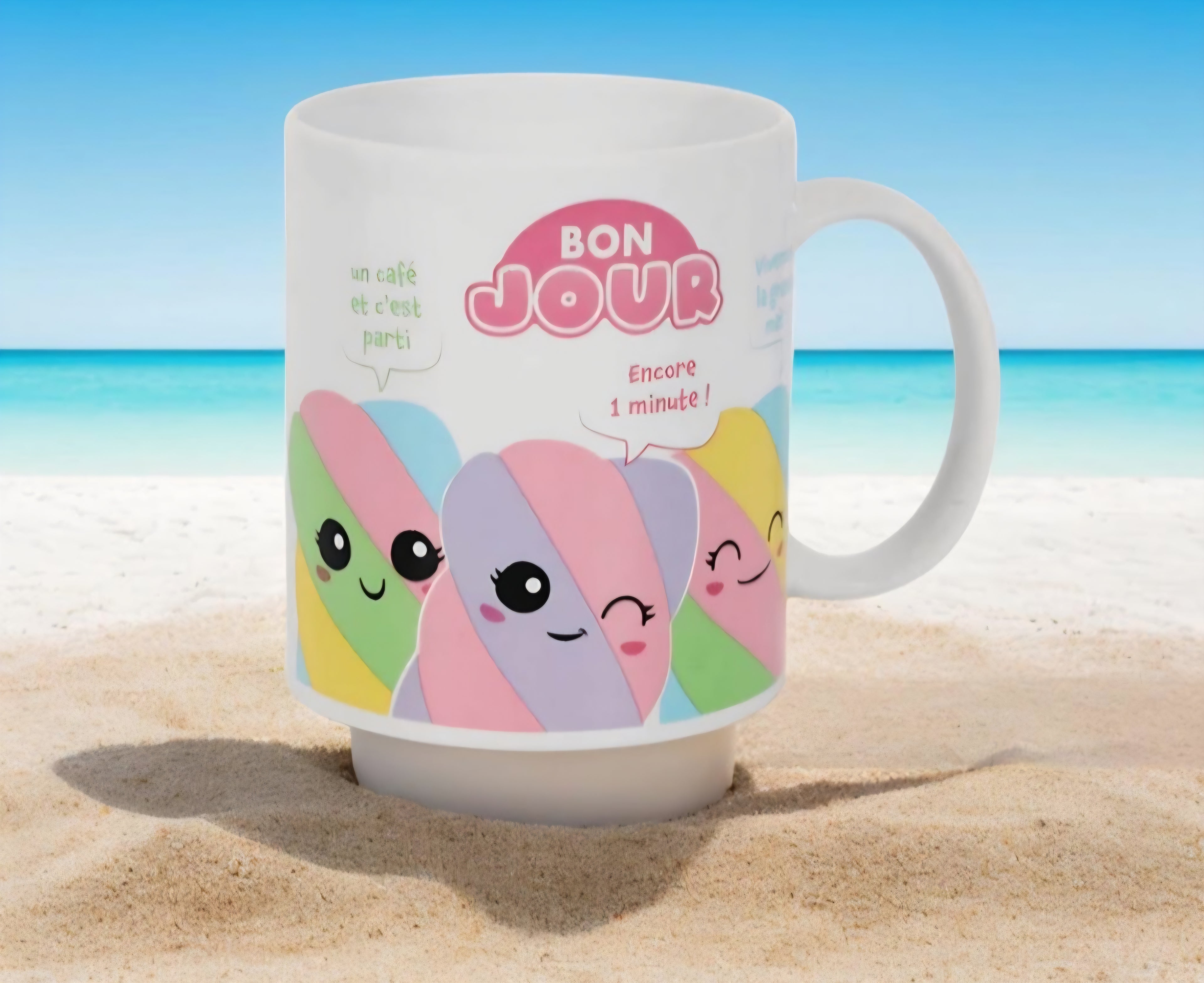 Mug Kawaii marshmallow🌈