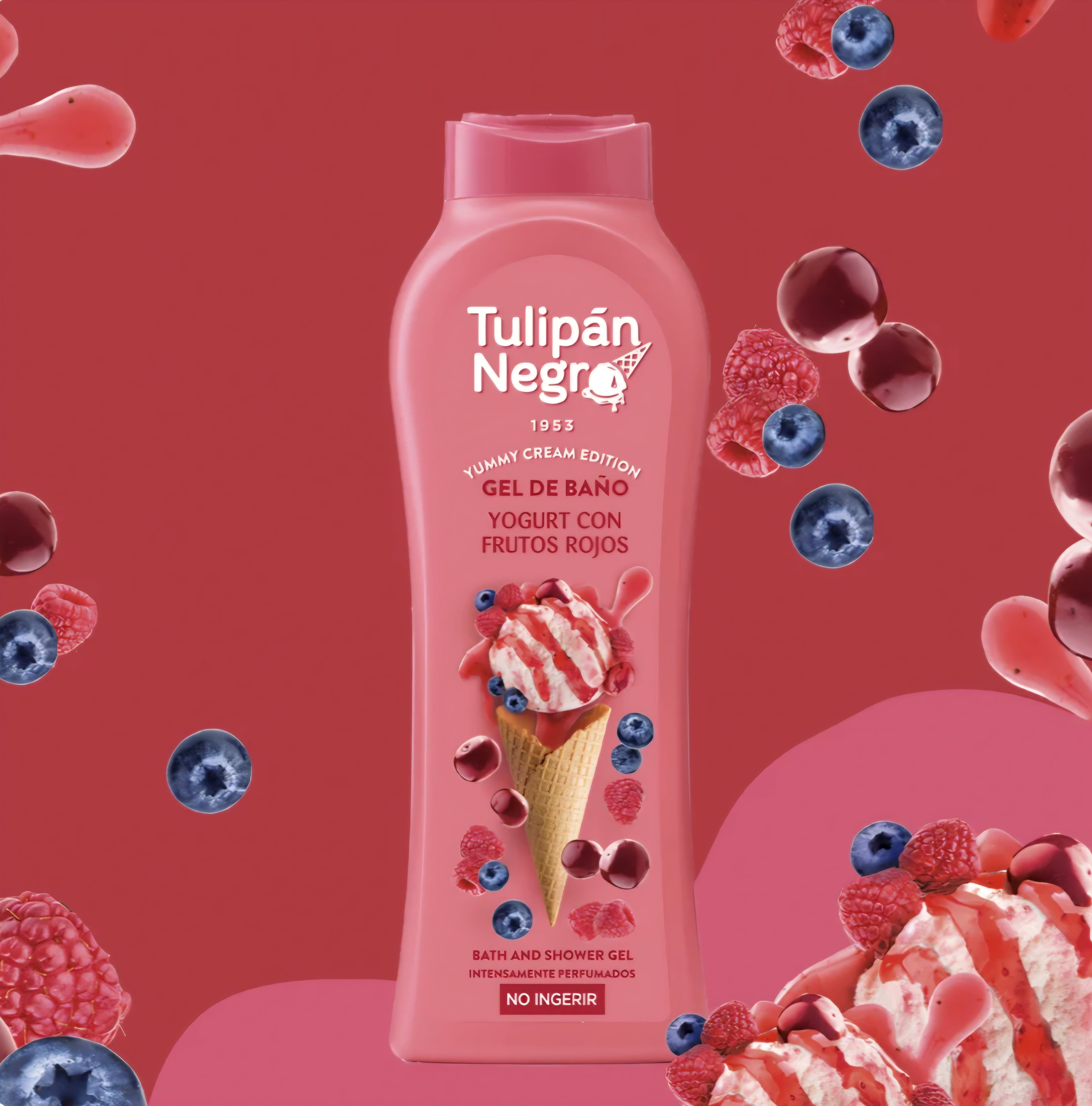 Gel douche Glace aux fruits rouges