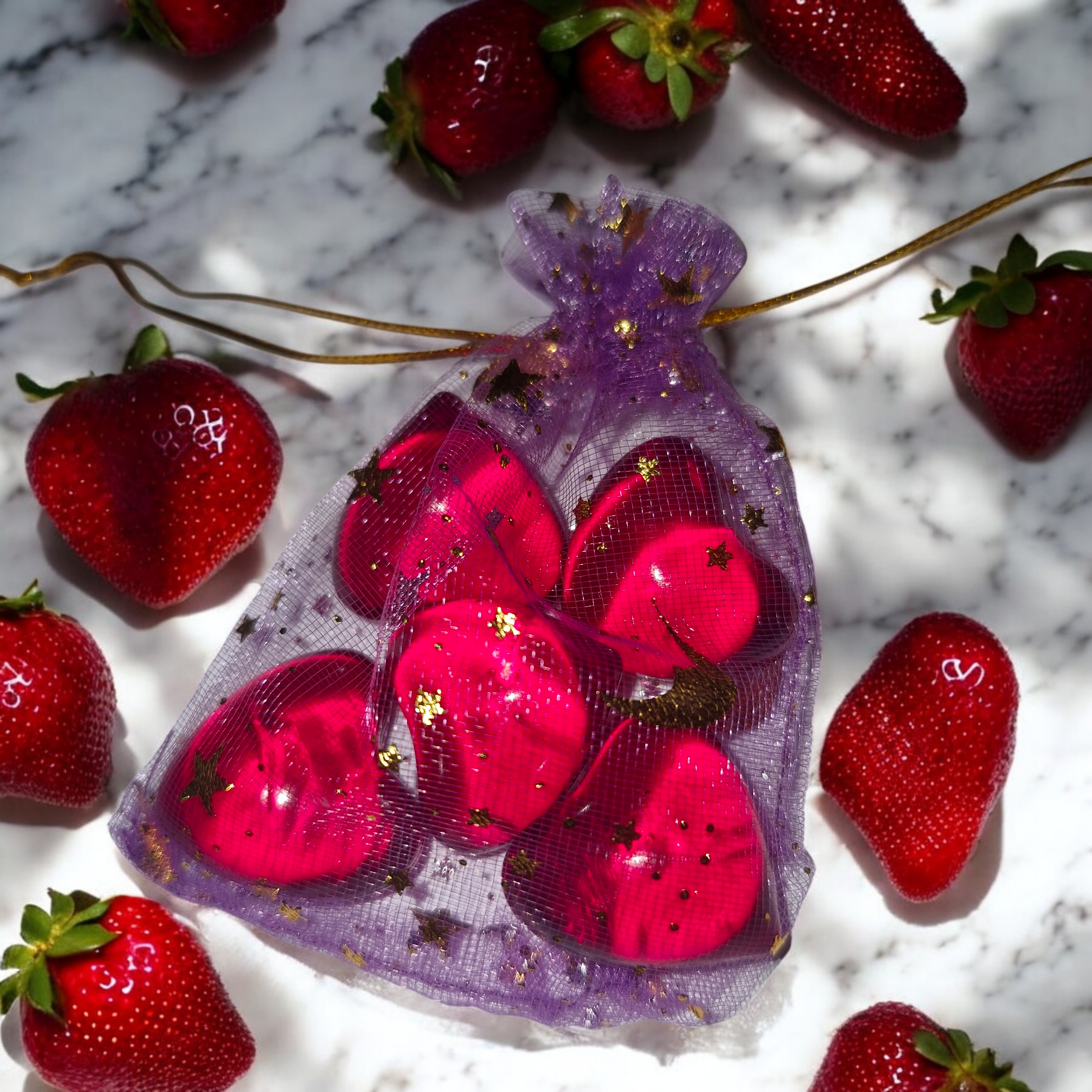 Perles de bain (fraise)