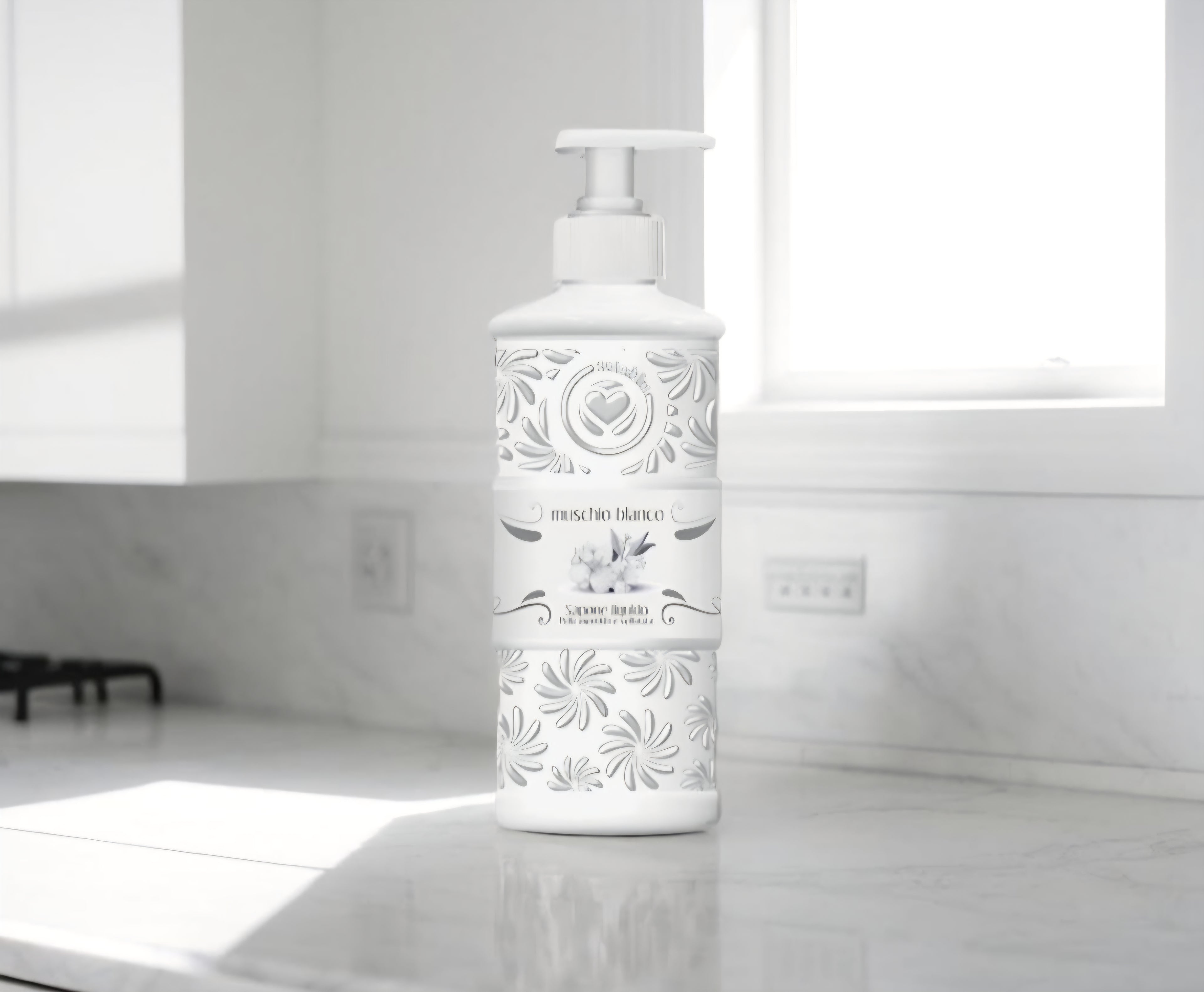 Gel liquide pour se laver les mains (musc blanc)