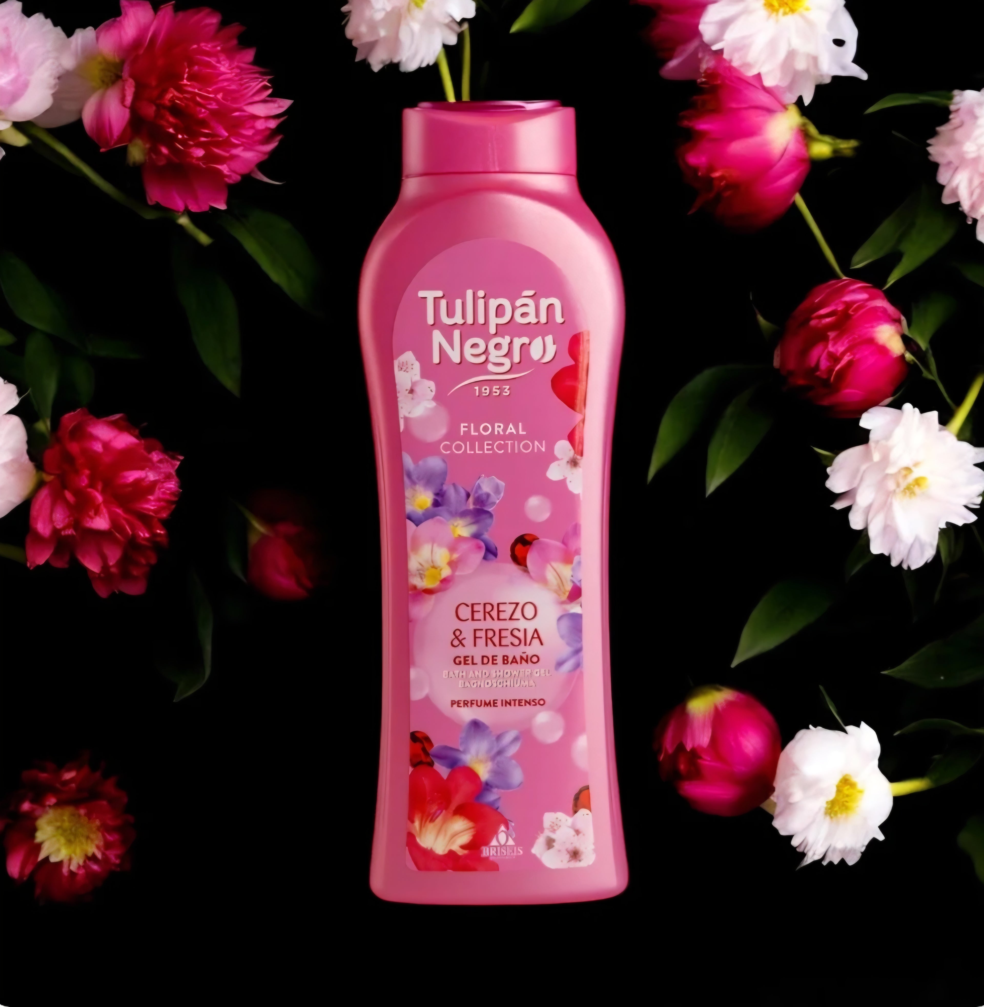 Gel douche cerise et frésia